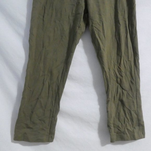 AQUA ROSE | small | Casual Olive Green Leggings - Picture 7 of 16